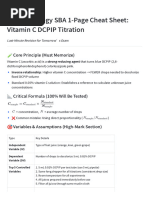 DCPIP Vitamin C Testing Method | PDF