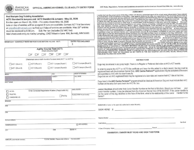 Entry Form | PDF