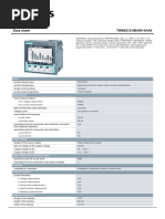 SENTRON PAC4220 Data Sheet | PDF | Alternating Current | Power Supply