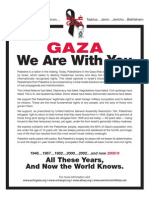 GAZA We Are With You