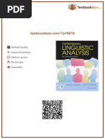 Ebook PDF) Contemporary Linguistic Analysis: An Introduction 9th