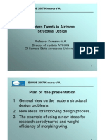 Modern Trends in Airframe Structural Design Komarov