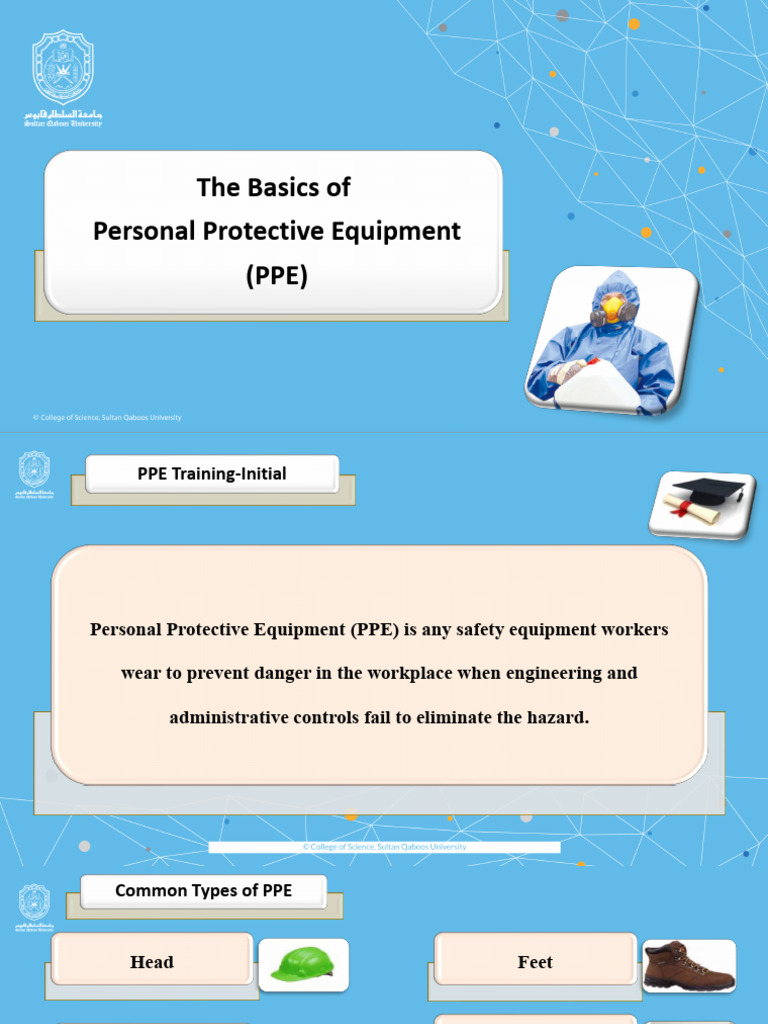 Chapter 8 - The Basics of Personal Protective Equipment (PPE) 2 | PDF ...