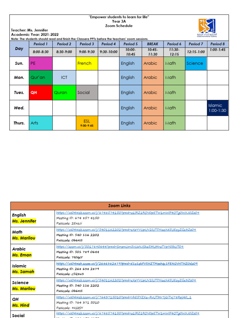 year 3 A | PDF