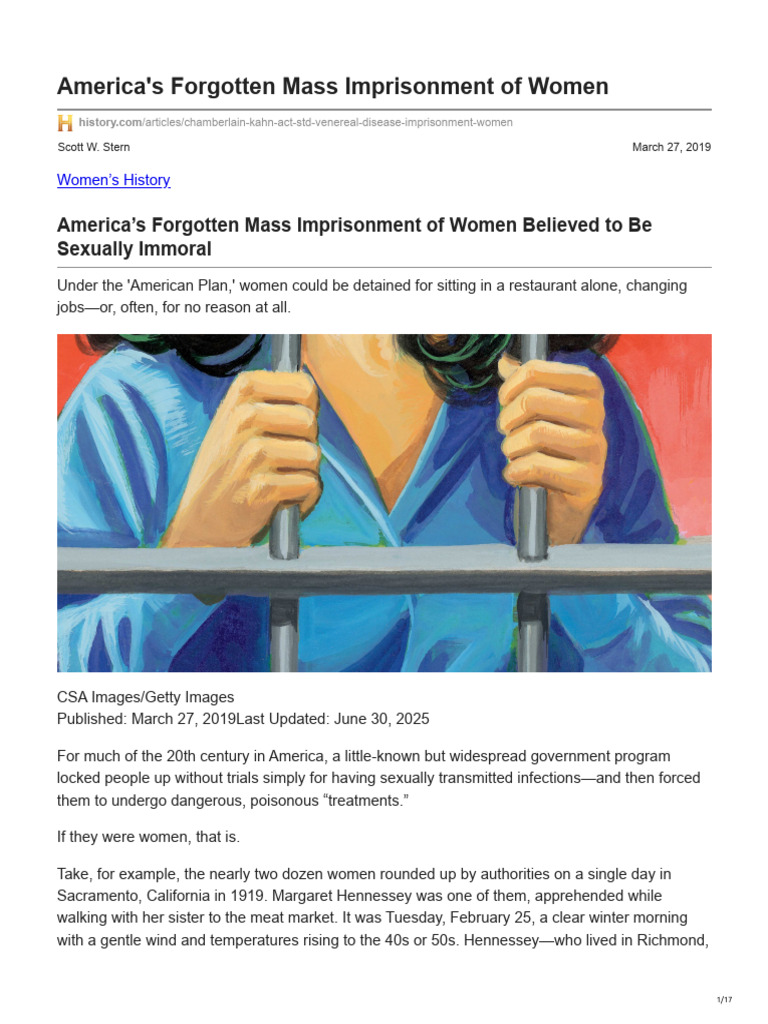Americas Forgotten Mass Imprisonment of Women | PDF | Sexually ...