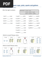 Dry Measurement Conversion Chart | PDF