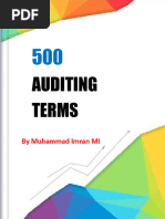 Auditing Terms A to Z Cheat Sheet | PDF | Financial Statement | Audit