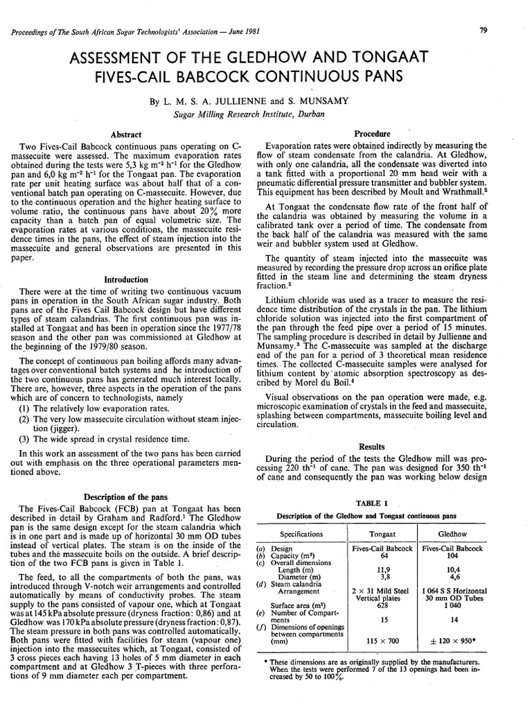 1981 Jullienne Assessment of Teh Gledhow | PDF | Pressure | Evaporation