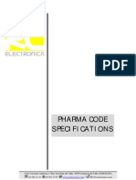 Pharma Code Specifications