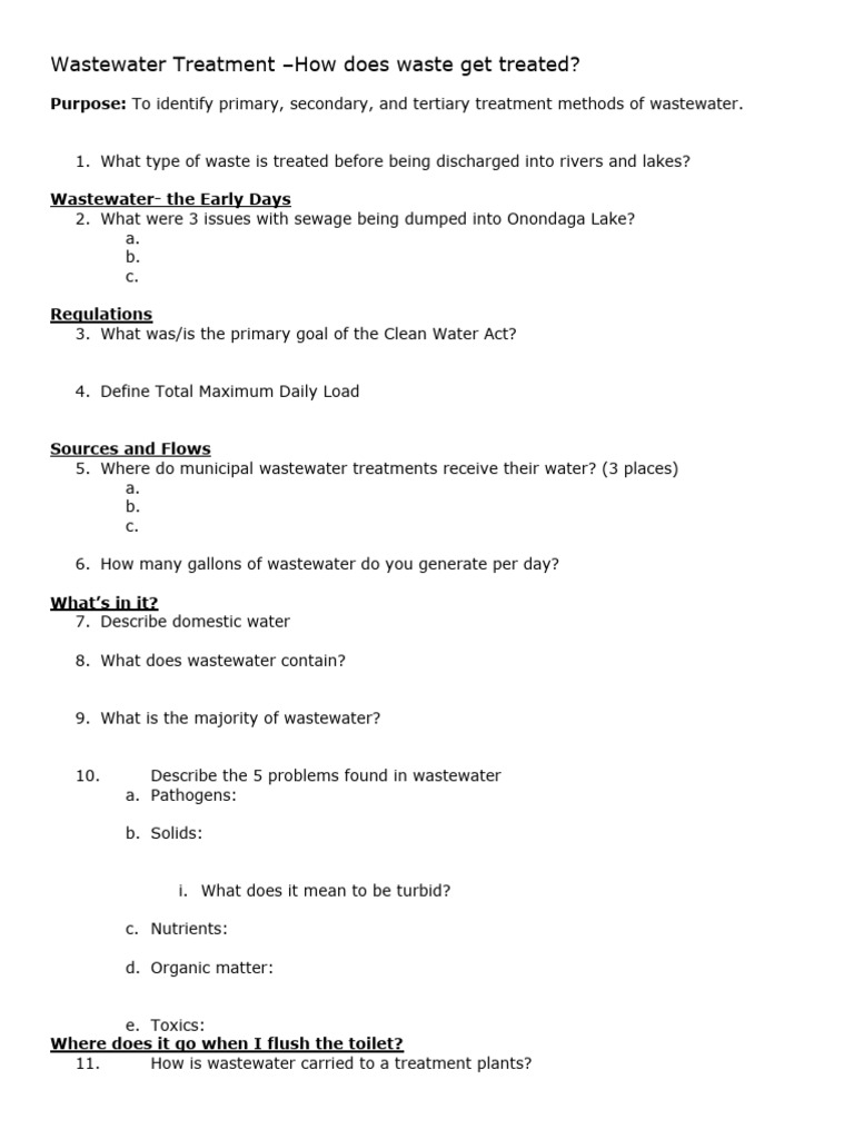 Wastewater Treatment Analysis | PDF | Sewage Treatment | Biodegradable ...