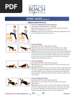 Passive Lumbar ROM Exercises Guide | PDF | Vertebral Column | Spinal Cord