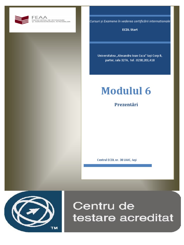 ECDL Suport Curs M6 | PDF