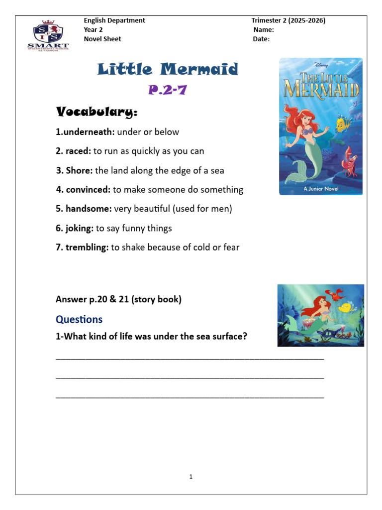 Little Mermaid p.2-7 | PDF