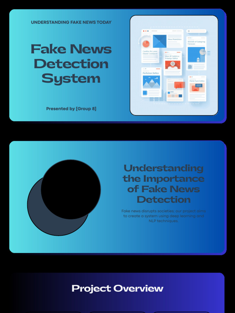 Presentation - Fake News Detection System | PDF | Cluster Analysis ...