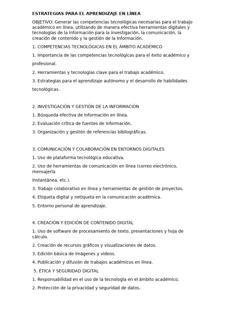 Estrategias de Aprendizaje | PDF