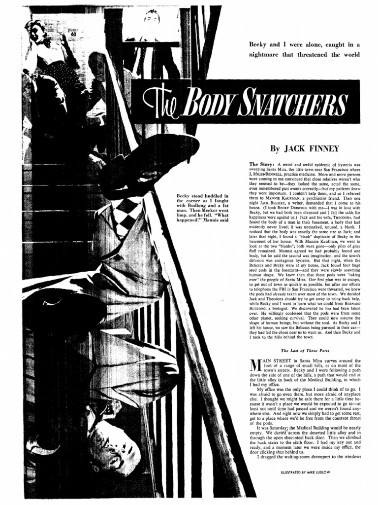 The Body Snatchers JFinney 3 | PDF