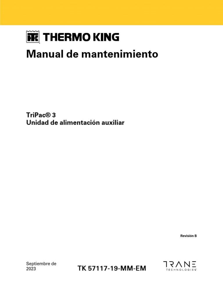 Tripac 3 Mantenimiento 57117-19_es-MX | PDF | Refrigerante