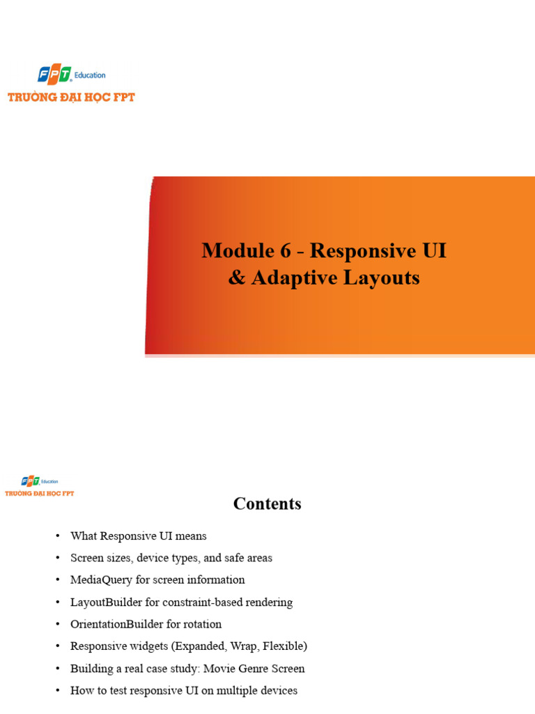 Module6_Responsive Ui & Adaptive Layouts | PDF | Page Layout | Computer ...
