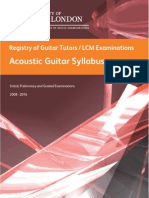 Acoustic Guitar Syllabus