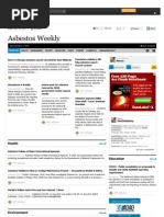 Asbestos Weekly 23 August 2012