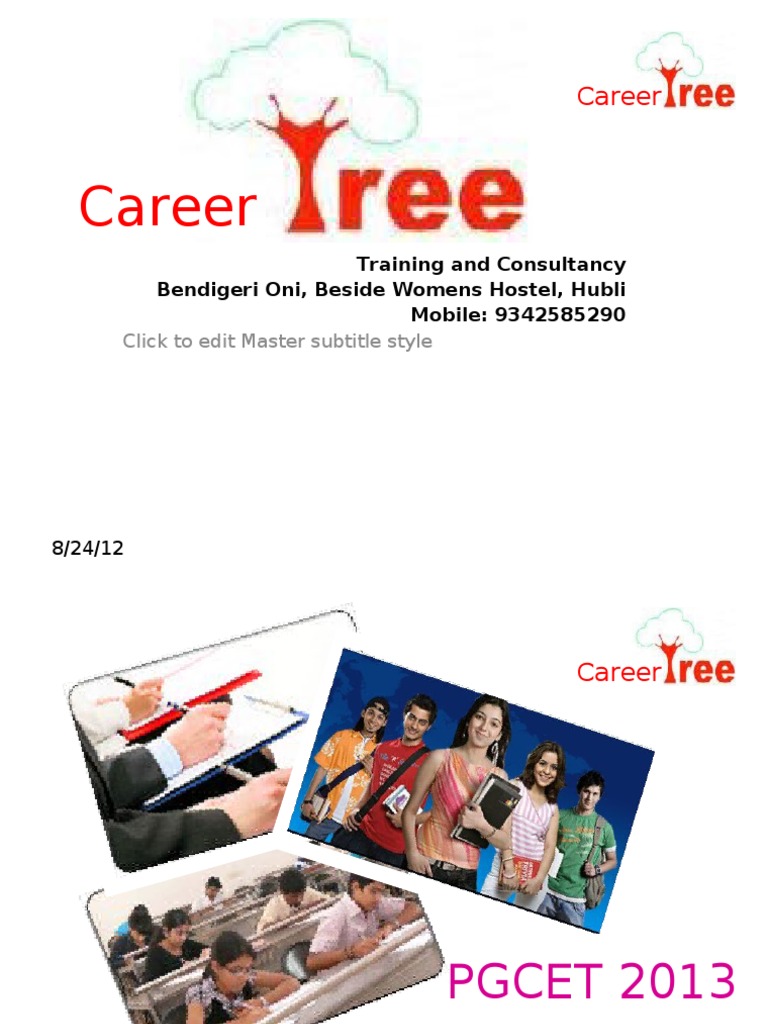 Career Tree Presentation | PDF | Master Of Business Administration ...