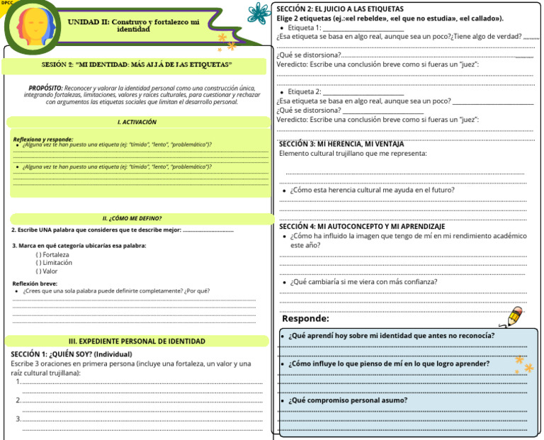 FICHA S2-U2-5° | PDF