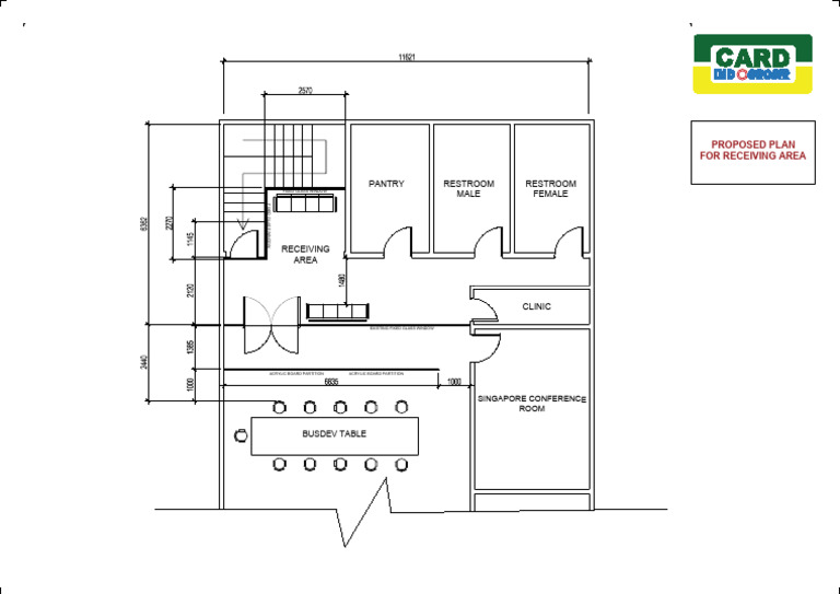 Floor Plan Receiving Area | PDF