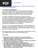 IRB/IEC Guidelines for Clinical Trials | PDF | Institutional Review Board