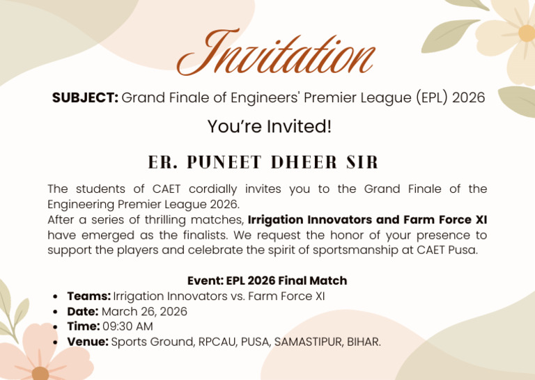 Invitation | PDF