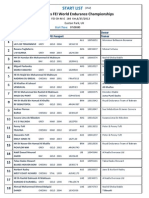 WEC Start List