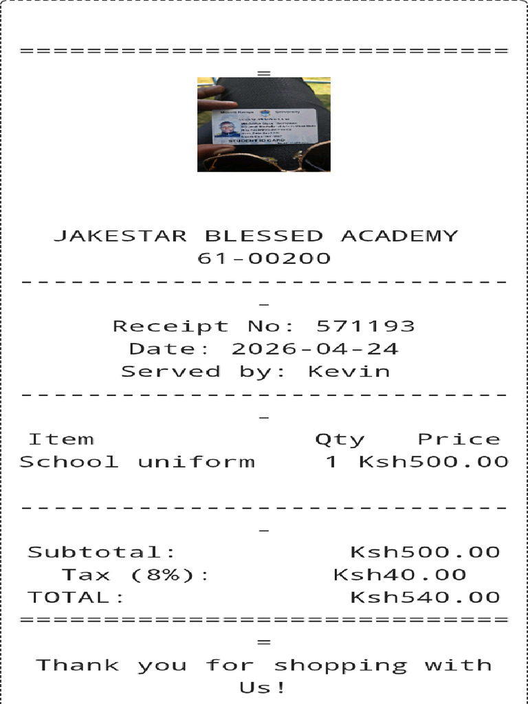 Receipt | PDF