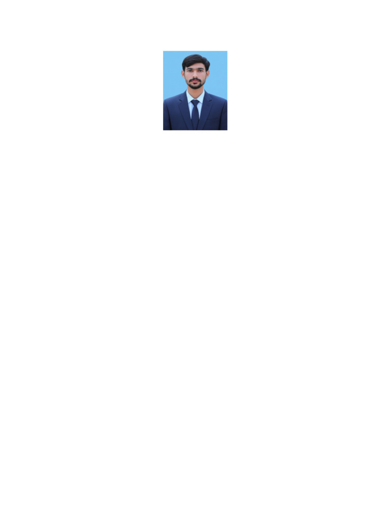 Hassnain Ali VIP CV | PDF