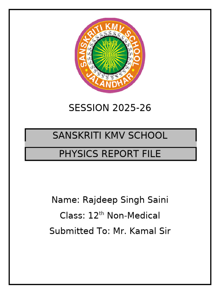 Sanskriti Kmv School3 (1) | PDF