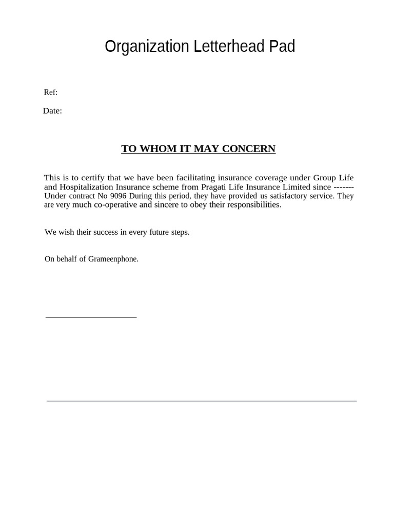Apprication Letter Format | PDF
