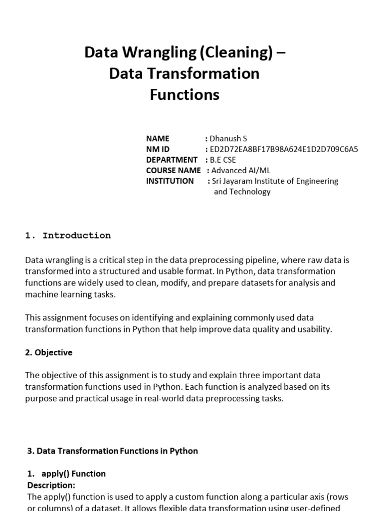 New Assignment 4 D | PDF | Function (Mathematics) | Machine Learning