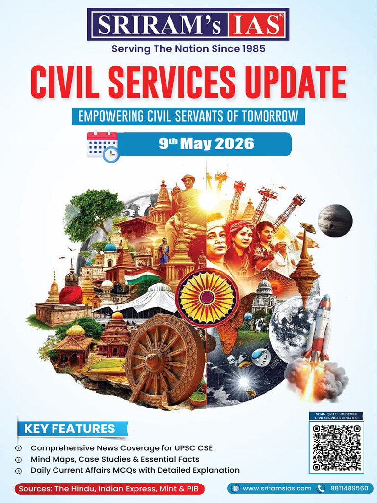 Civil Services Update (9th May 2026) | PDF | Military