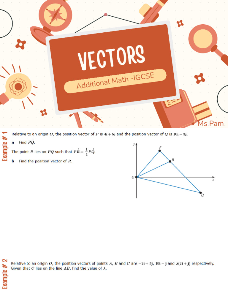Orange and White Playful Mathematics Presentation | PDF