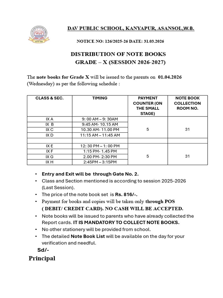 Notebook Distribution Class x | PDF