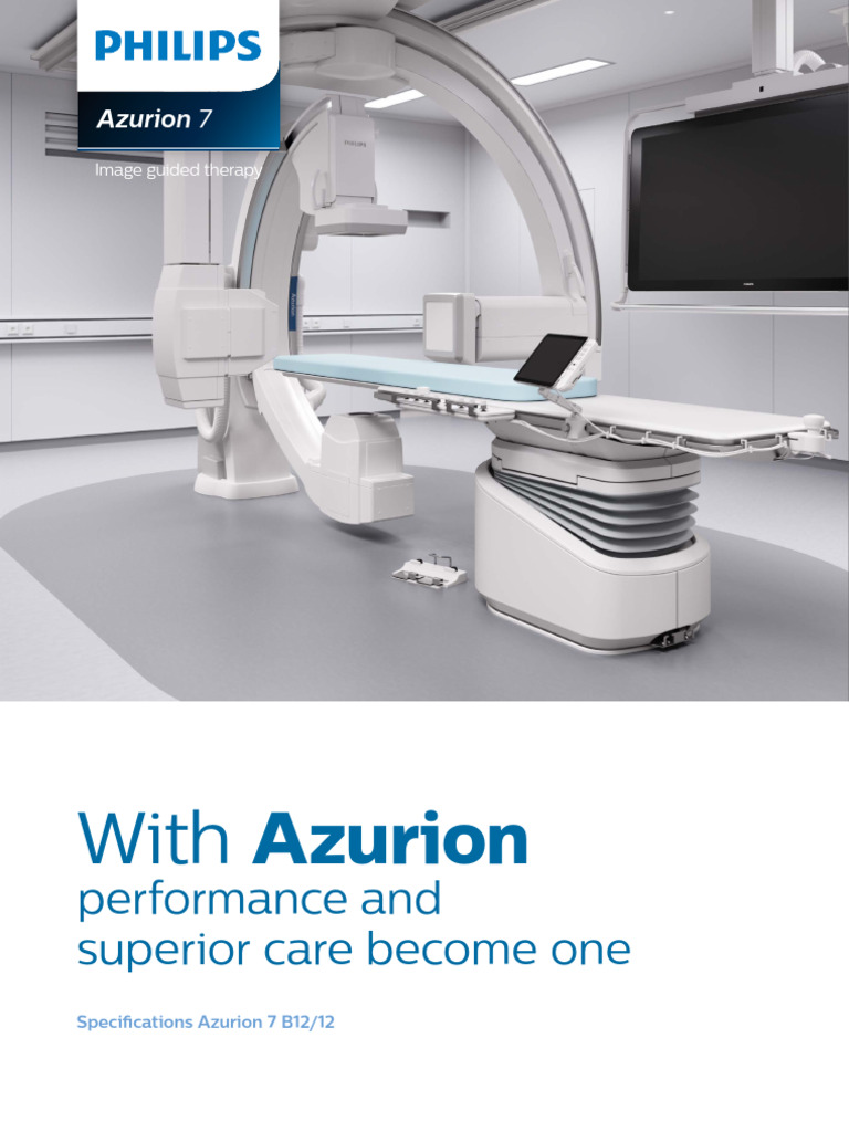 Philips Azurion Bi-Plane Specifications 7B12-12 | PDF | Display ...