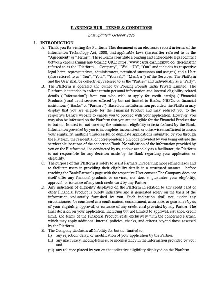 Terms and Conditions | PDF | Indemnity | Tort