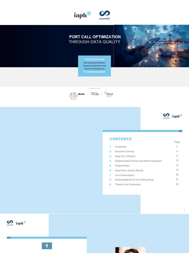 Iaph Chainport Jit Study 2024 | PDF | Governance | Data Quality