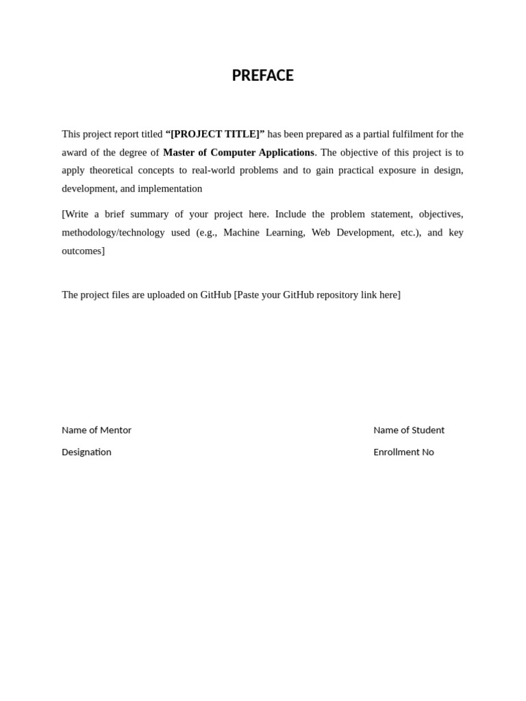 Sample Preface | PDF