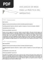 Dos Juegos de Mesa Imperativo