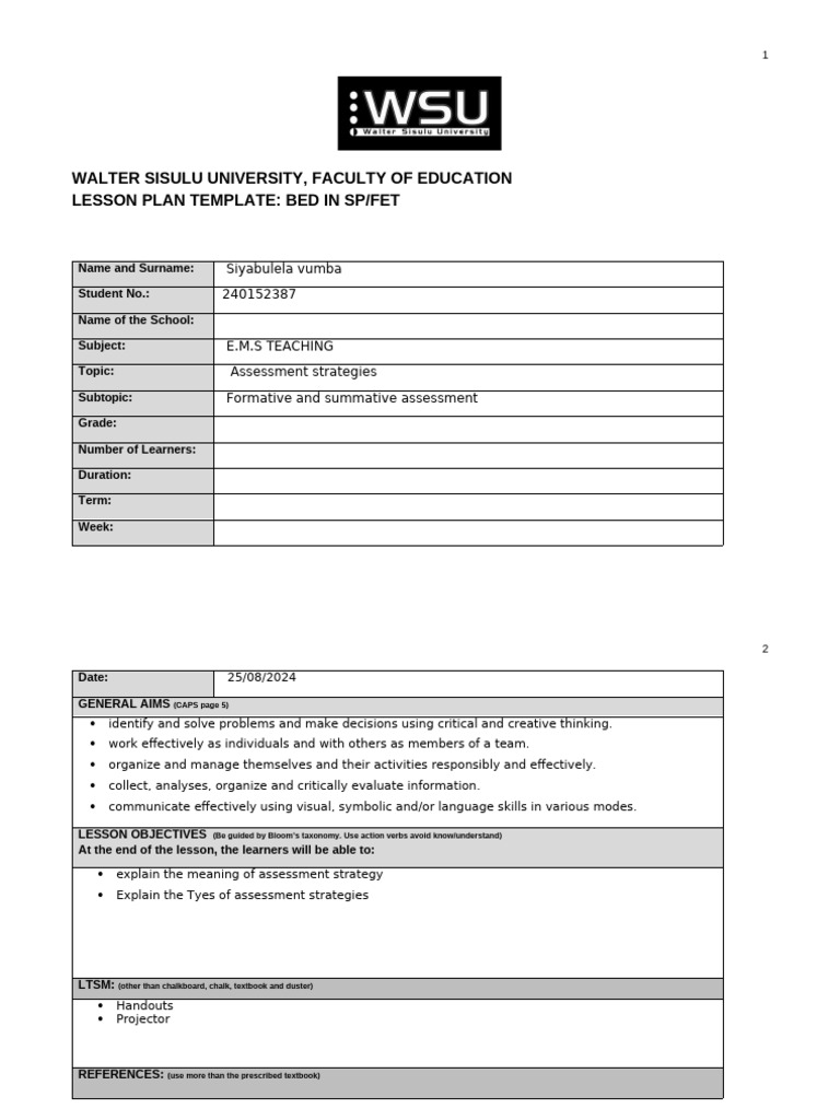 EMS Presentation LEVEL 1 | PDF | Educational Assessment | Teachers