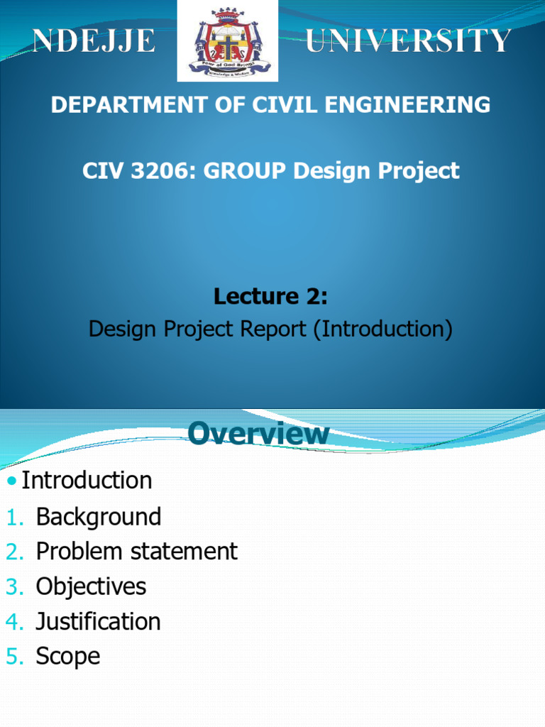 Lecture 2_Group Design Project_Introduction | PDF | Epistemology ...