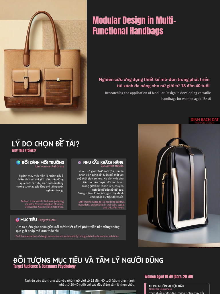 Modular Design in Multi Functional Handbags | PDF