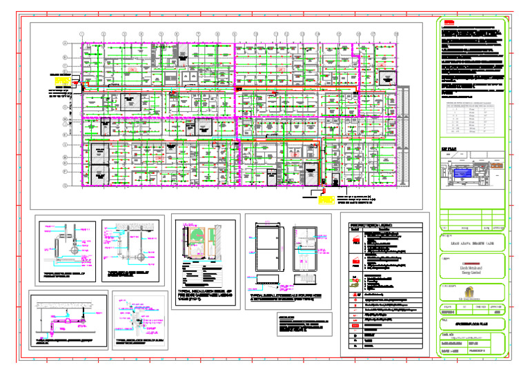 Sbe 26 001 Awh Ff 001 Internal Fire Protection Layout | PDF