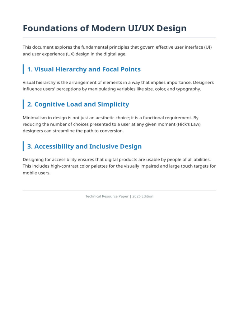 UI UX Design Principles | PDF