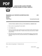 Contoh Soalan Komsas