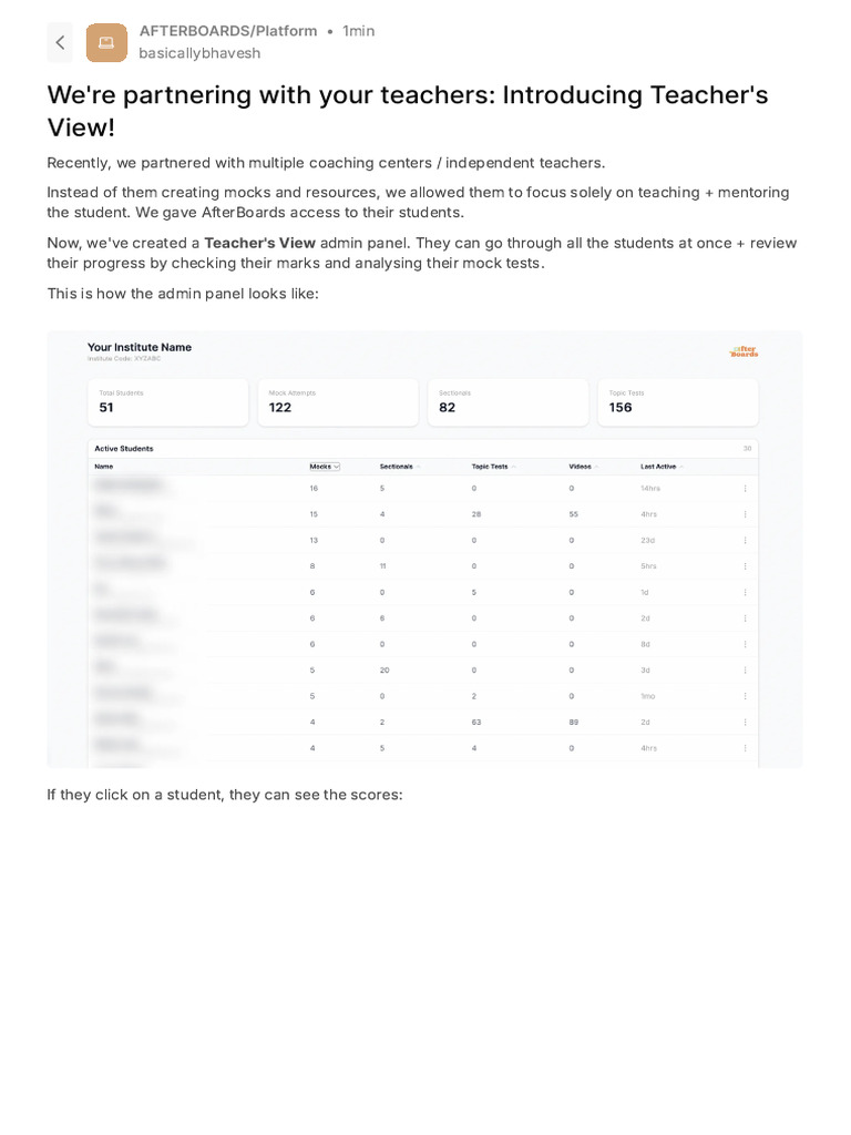 AfterBoards x Teachers | PDF